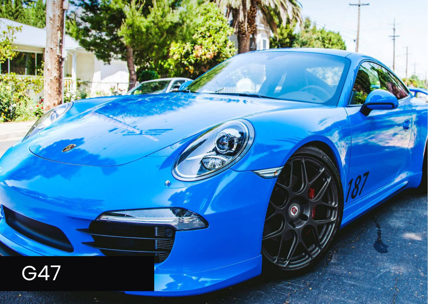 3M Wrap Film 2080-G47 Gloss Intense Blue