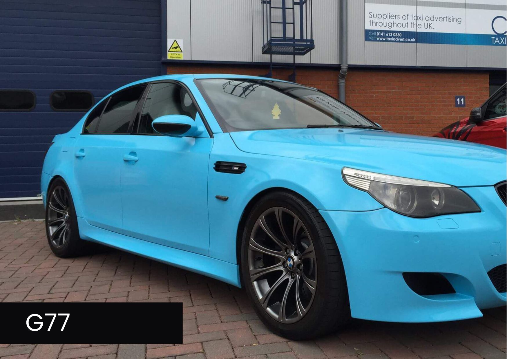 3M Wrap Film 2080-G77 Gloss Sky Blue