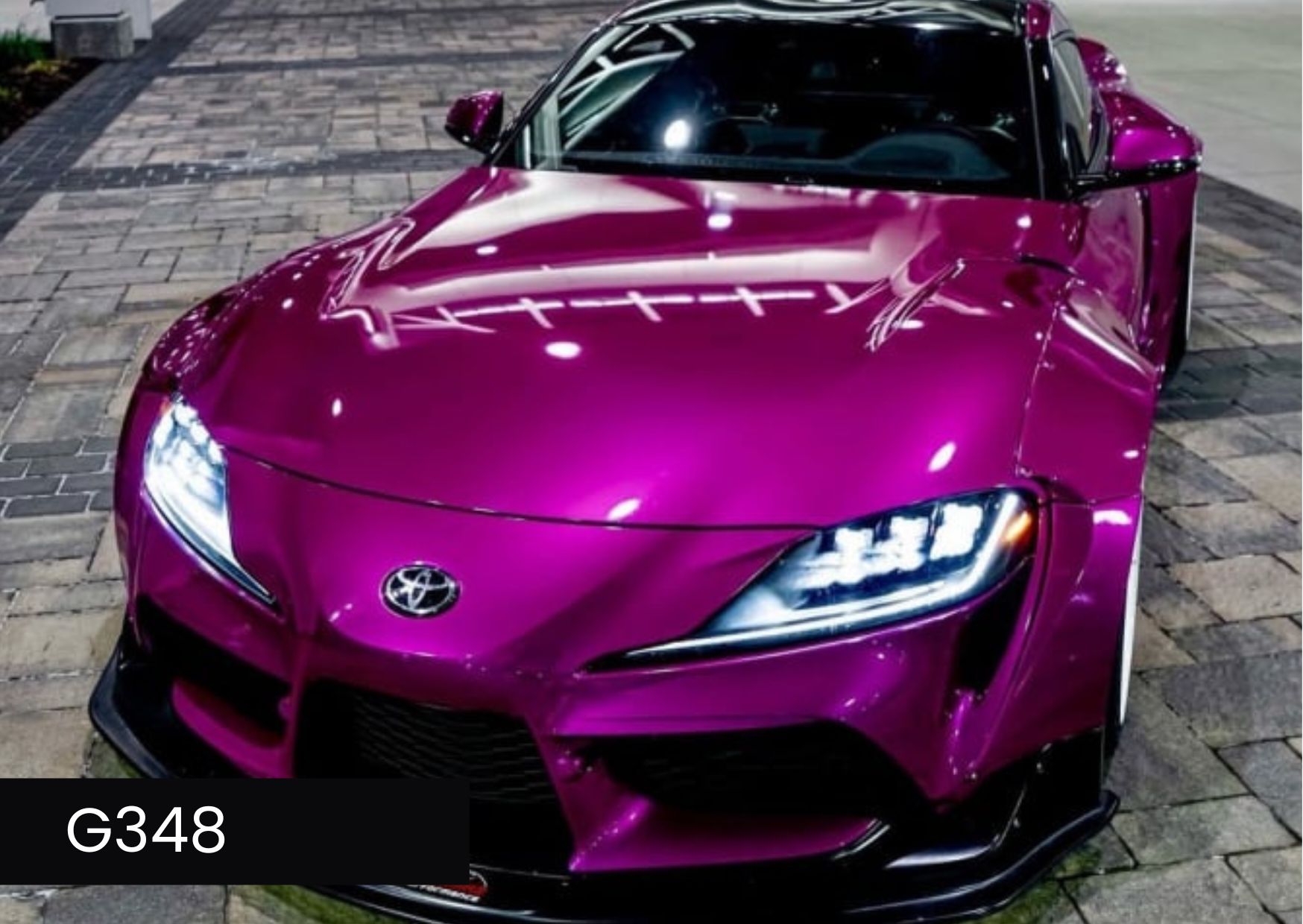 3M™ Wrap Film 2080-G348 Gloss Fierce Fuchsia