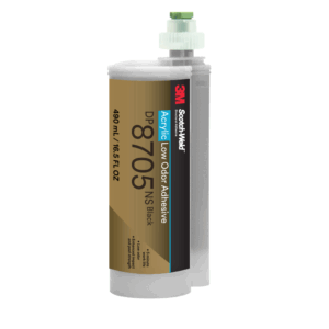 Adesivo Acrilico Basso Odore 3M DP8705NS Nero 490 ml
