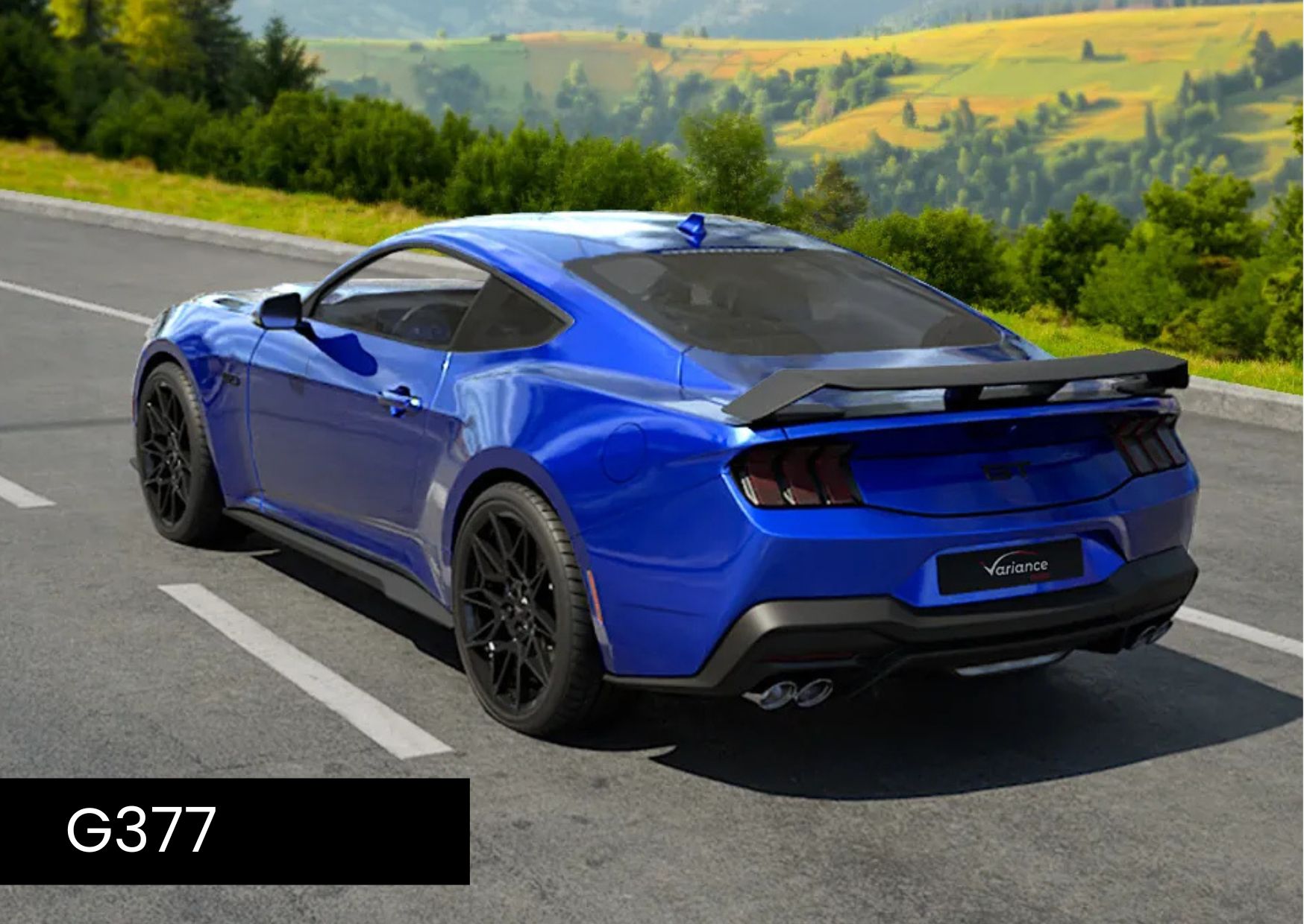 3M Wrap Film 2080-G377 Gloss Cosmic Blue