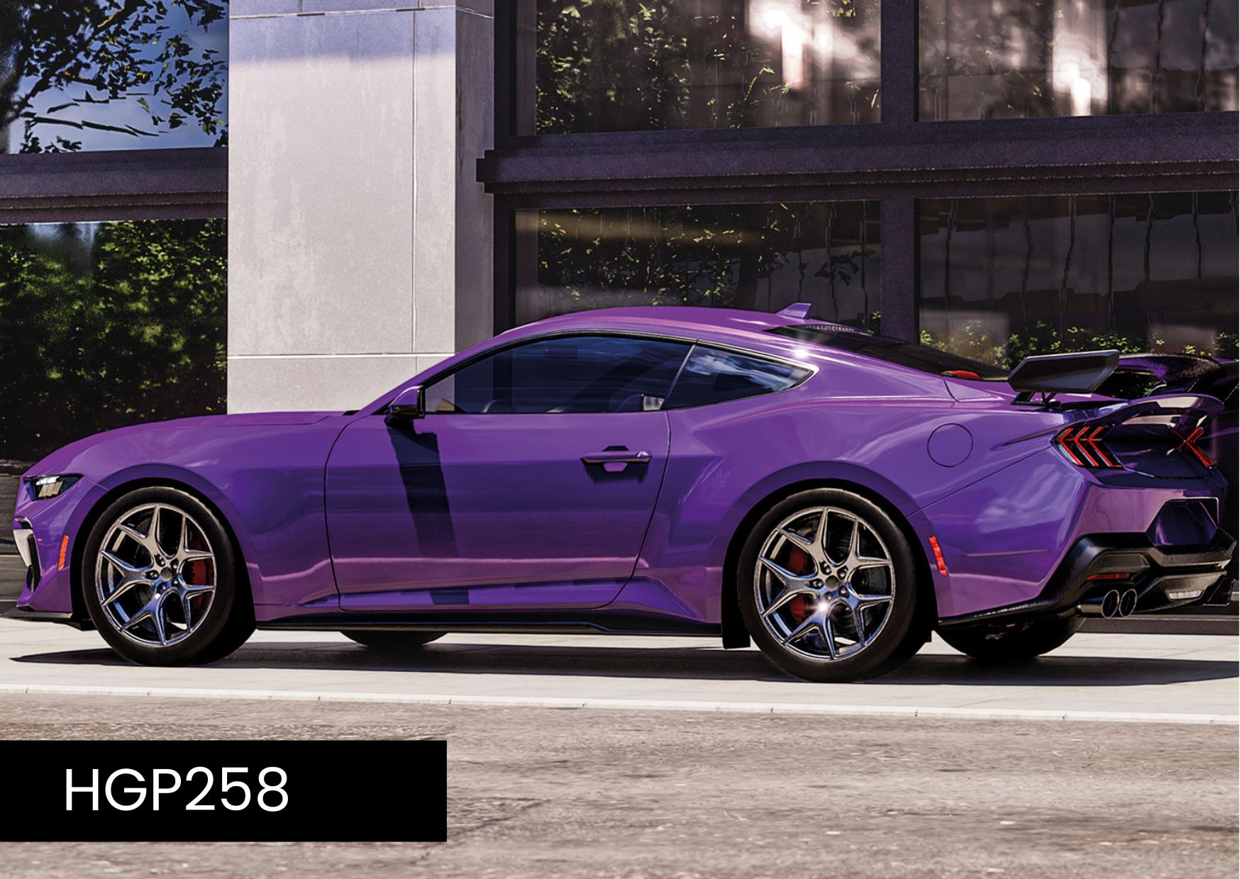 3M Wrap Film 2080-HGP258 High Gloss Plum Explosion