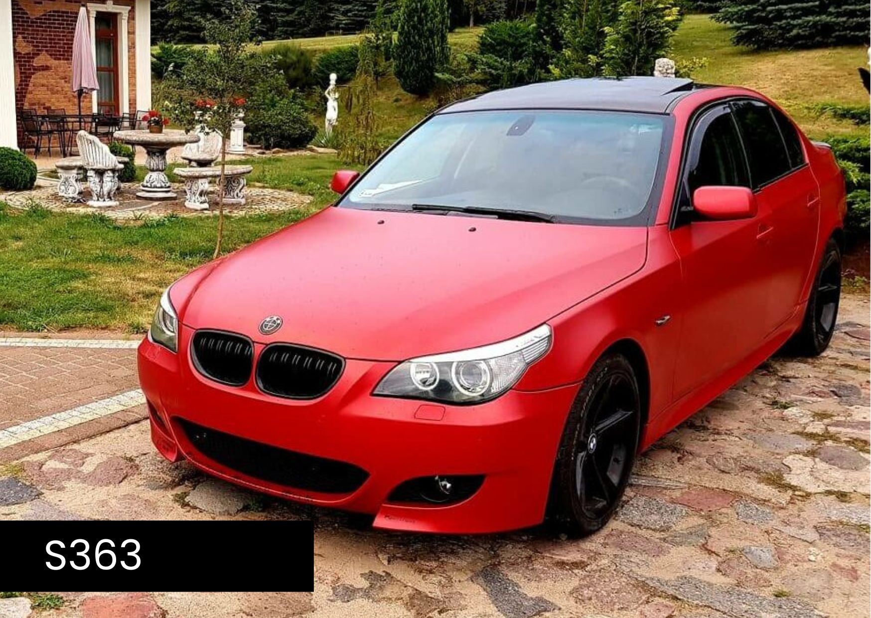 3M Wrap Film 2080-S363 Satin Smoldering Red