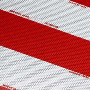 Pellicola 3M 823i Rosso/Bianco Destra High Intensity Metalized Flexible Prismatic